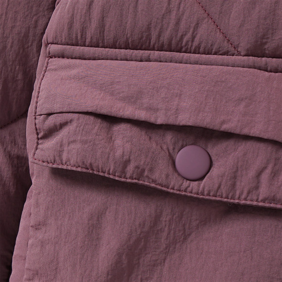 Gewatteerde jas met capuchon voor Meisjes