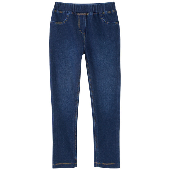 Meisjes jeggings met hoog elastaangehalte