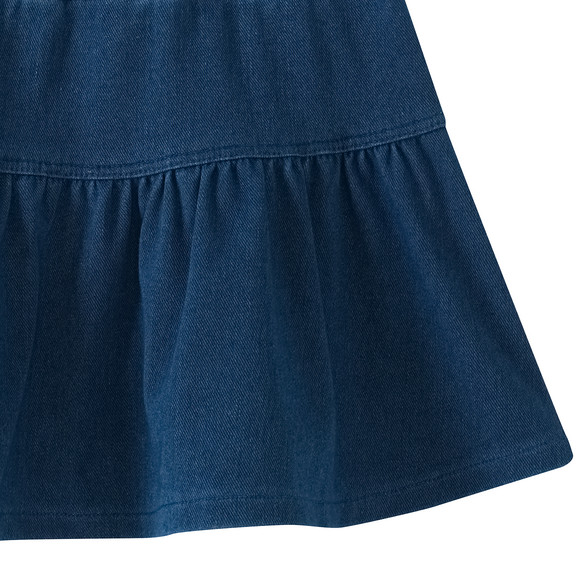 Meisjesrok in denimlook