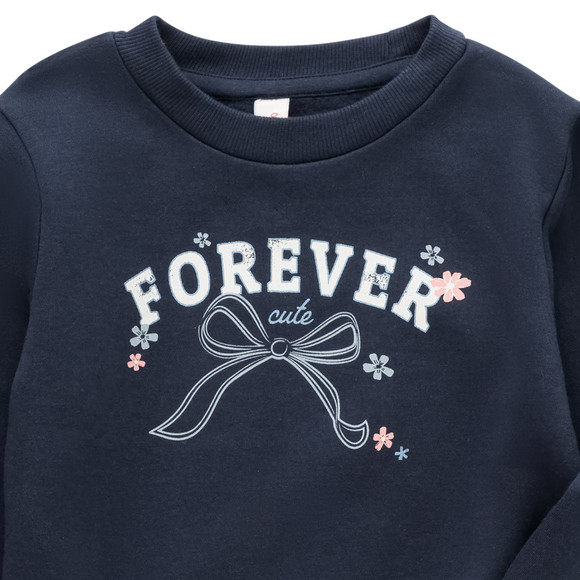 Meisjes sweatshirt met biologisch katoen