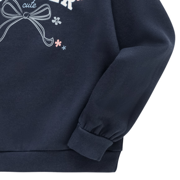 Meisjes sweatshirt met biologisch katoen