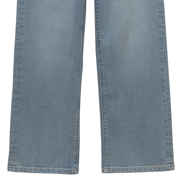 Mädchen Wide-Leg-Jeans mit verstellbarem Bund