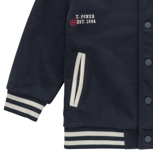 Jungen Collegejacke mit Stickerei