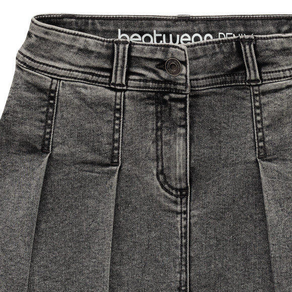 Mädchen Jeansrock mit Falten