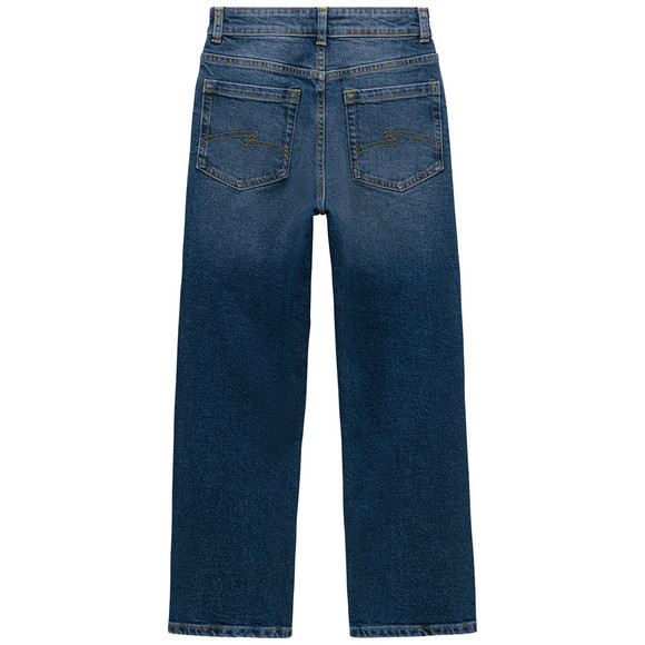 Jungen Wide-Leg-Jeans mit verstellbarem Bund