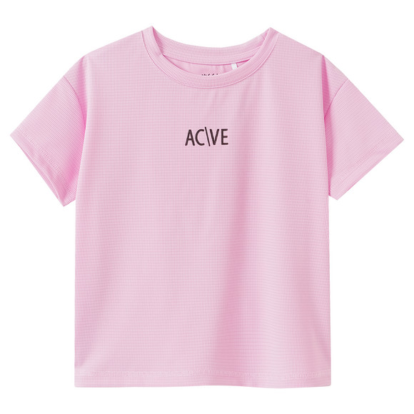 Mädchen Sport-T-Shirt mit Glitzer-Print