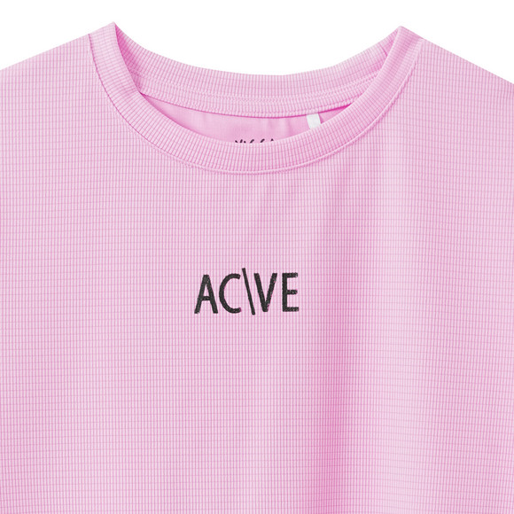 Mädchen Sport-T-Shirt mit Glitzer-Print