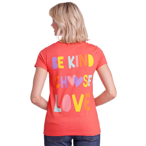 Damen T-Shirt mit Message-Print