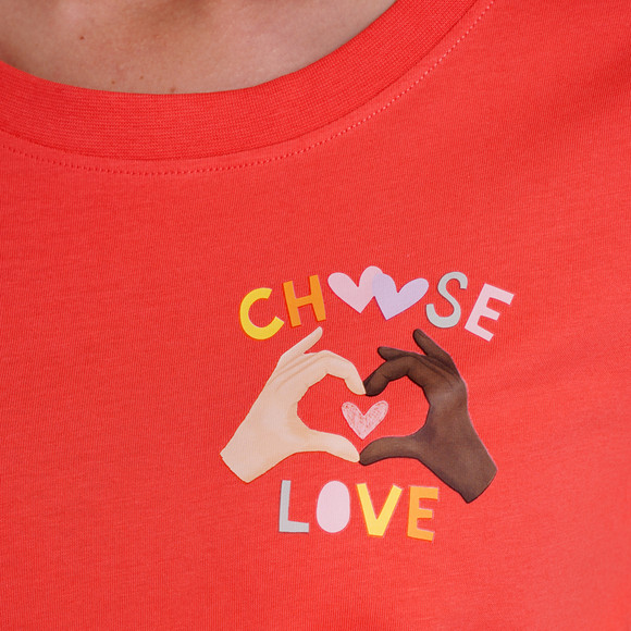 Damen T-Shirt mit Message-Print