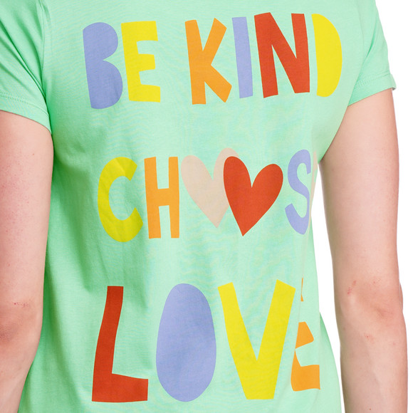 Damen T-Shirt mit Message-Print