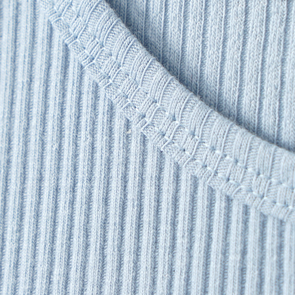 Mädchen Kleid mit Rippstruktur