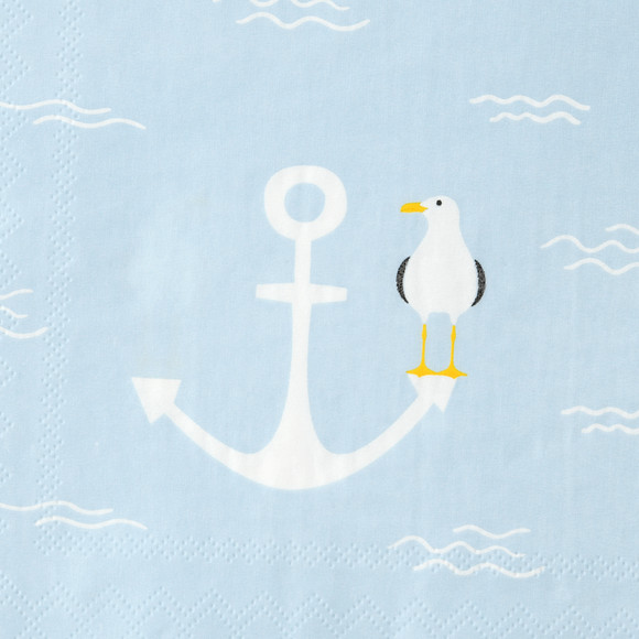 20 Servietten mit maritimem Print