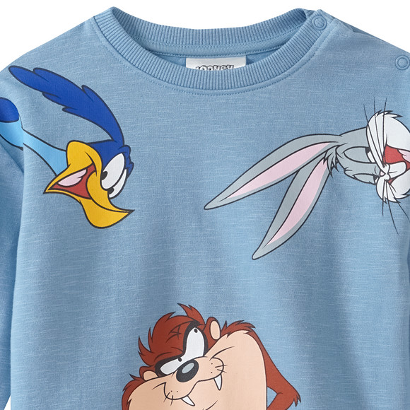 Looney Tunes Sweatshirt mit großem Print