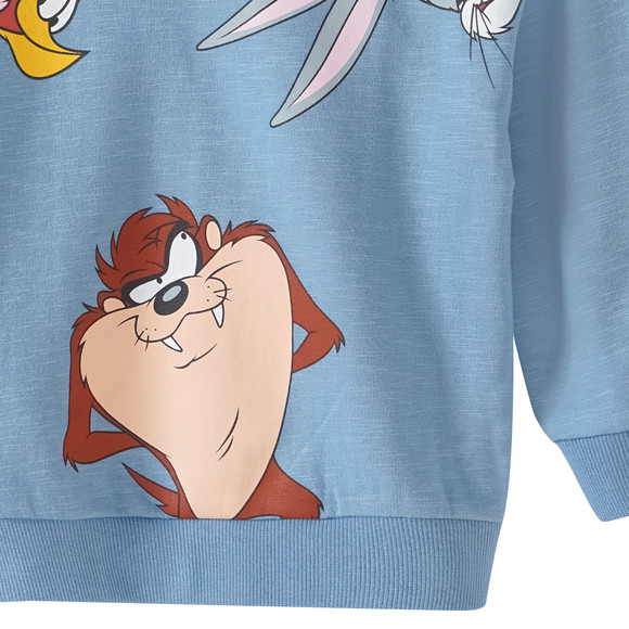 Looney Tunes Sweatshirt mit großem Print