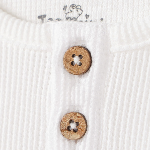 Babyshirt met lange mouwen in piqué-kwaliteit