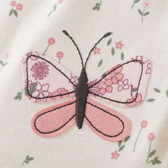 Baby Kleid mit Blümchen-Allover