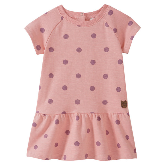 Sweaterjurk voor baby’s met stippen