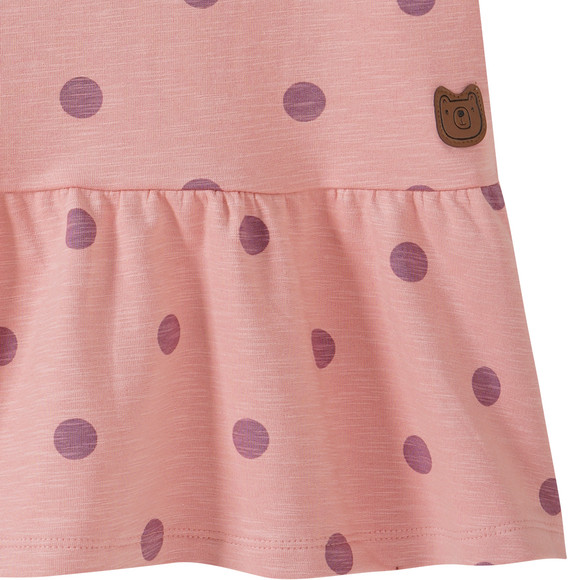 Sweaterjurk voor baby’s met stippen