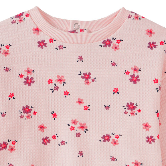 Baby Sweatshirt mit Waffel-Struktur