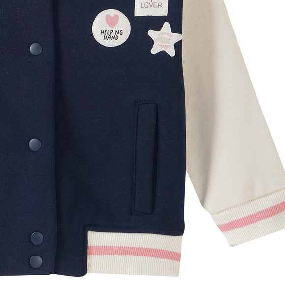 Baby Jacke im College-Look