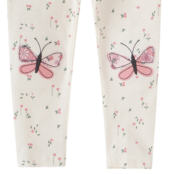 Baby Leggings mit Blumen-Allover