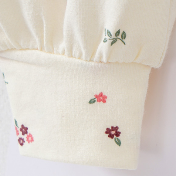 Babyjoggingbroek met bloemenmotief