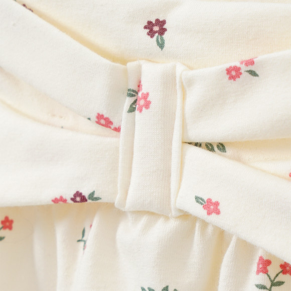 Babyjoggingbroek met bloemenmotief