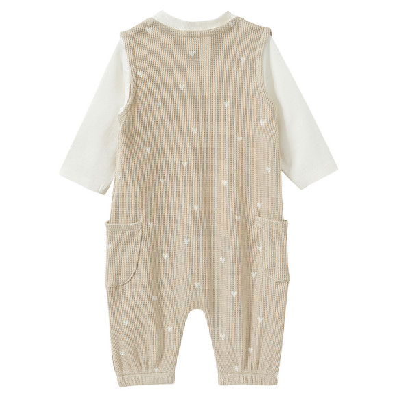 Newborn Set mit Allover-Muster