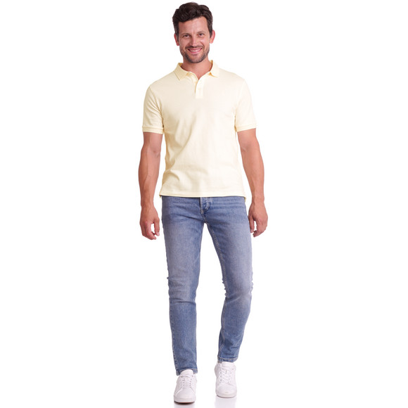 Heren poloshirt effen