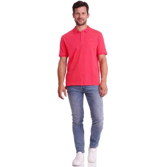 Herenpoloshirt effen