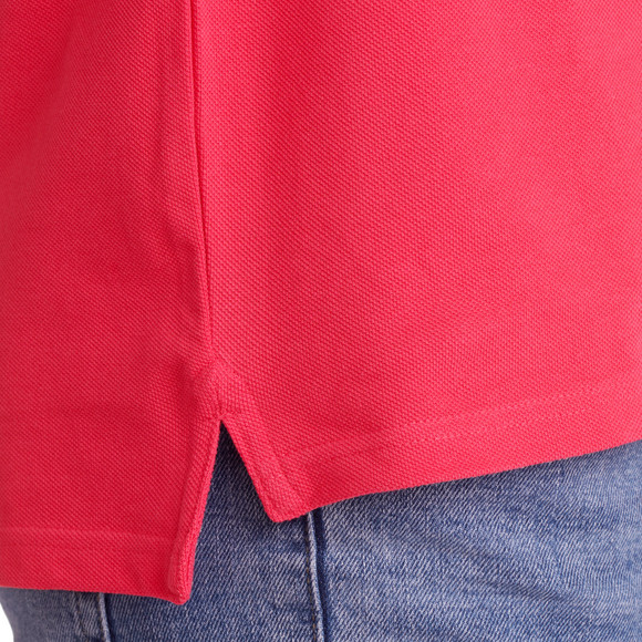 Herenpoloshirt effen