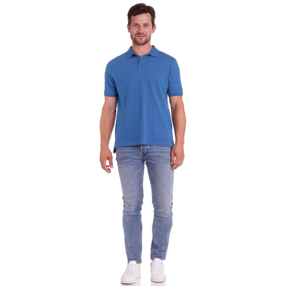 Effen herenpoloshirt