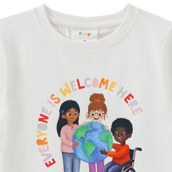 T-shirt voor kinderen met tekstprint