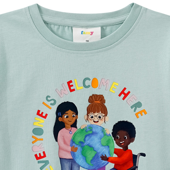T-shirt voor kinderen met tekstprint