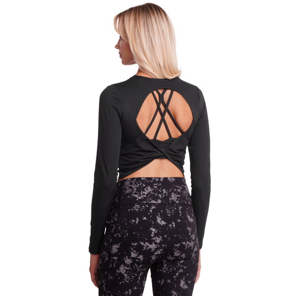 Damen Sport-Langarmshirt unifarben