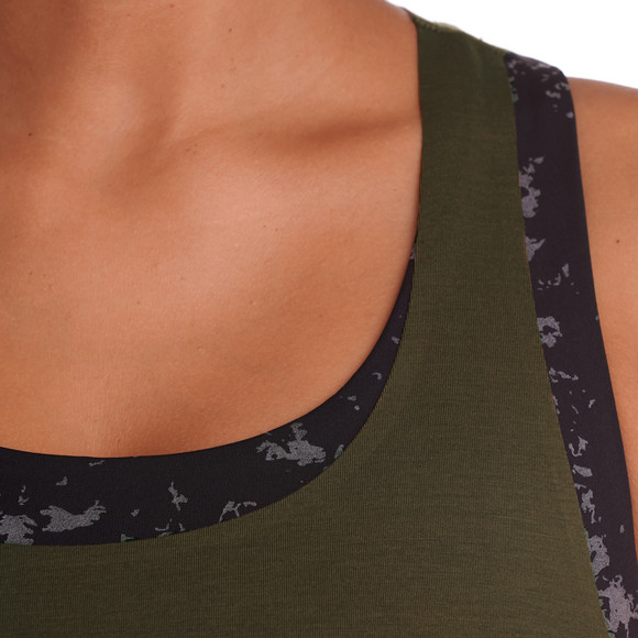 Dames sporttop, effen
