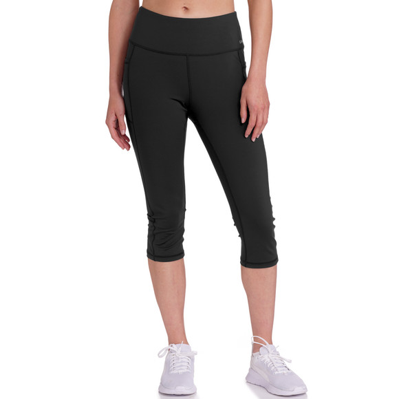 Damen Sport Capri-Leggings mit Taschen