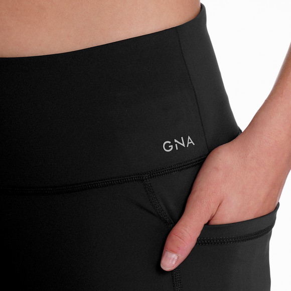 Damen Sport Capri-Leggings mit Taschen