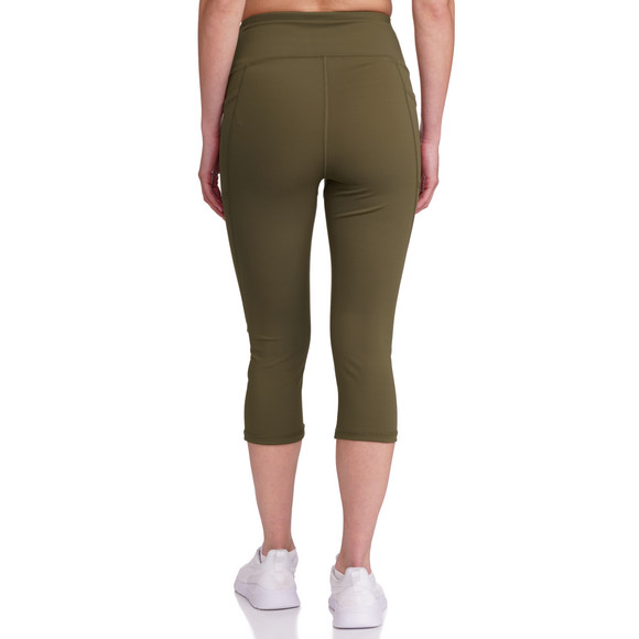 Damen Sport Capri-Leggings mit Taschen