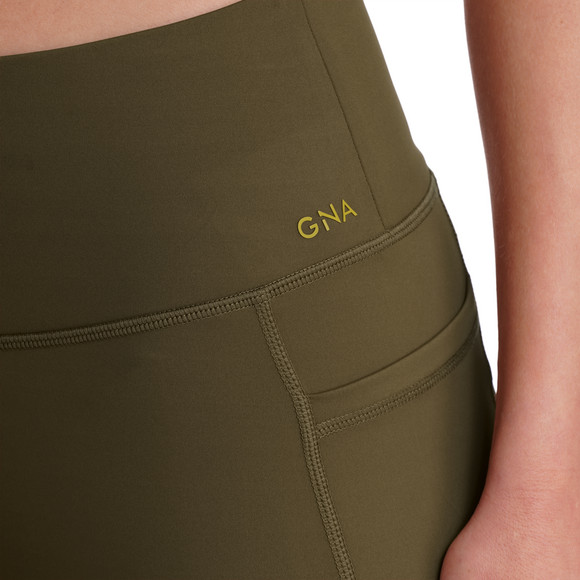 Damen Sport Capri-Leggings mit Taschen