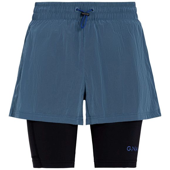 Damen Sport-Shorts zweilagig