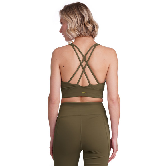 Damessportbustier met uitneembare pads