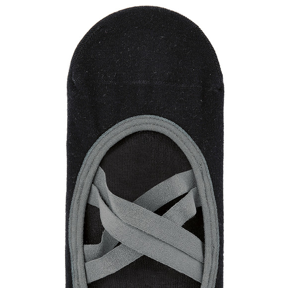 1 Paar Damen Füsslinge mit gummierter Sohle