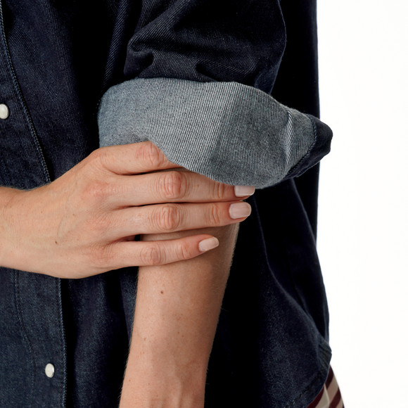 Damen Jeanshemd aus Bio-Baumwolle