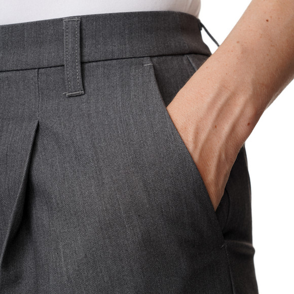 Damen Straight-Hose mit Bundfalte