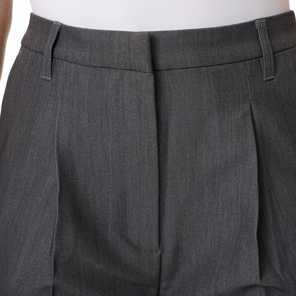 Damen Straight-Hose mit Bundfalte