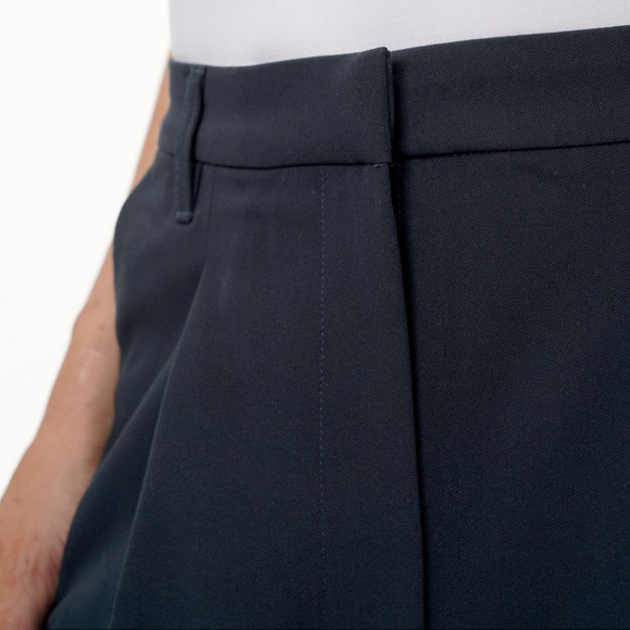 Damen Straight-Hose mit Bundfalte