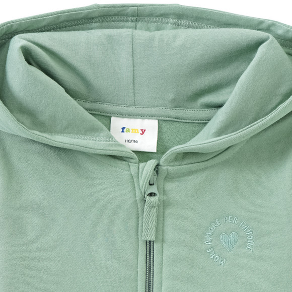 Tricot vest met capuchon voor meisjes