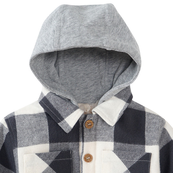 Baby Fleecejacke mit Kapuze