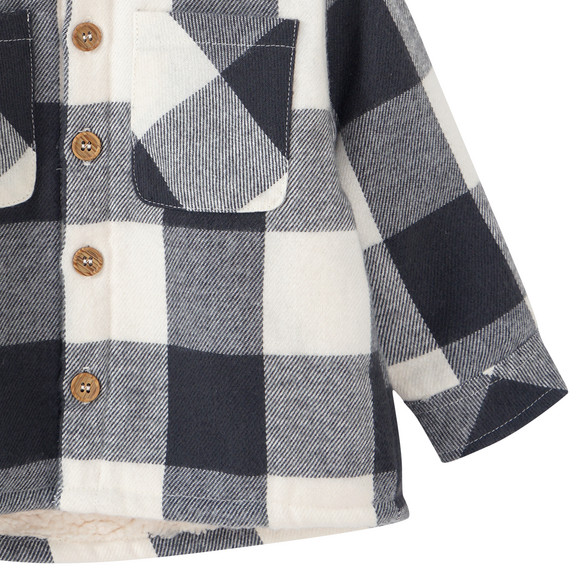 Baby Fleecejacke mit Kapuze